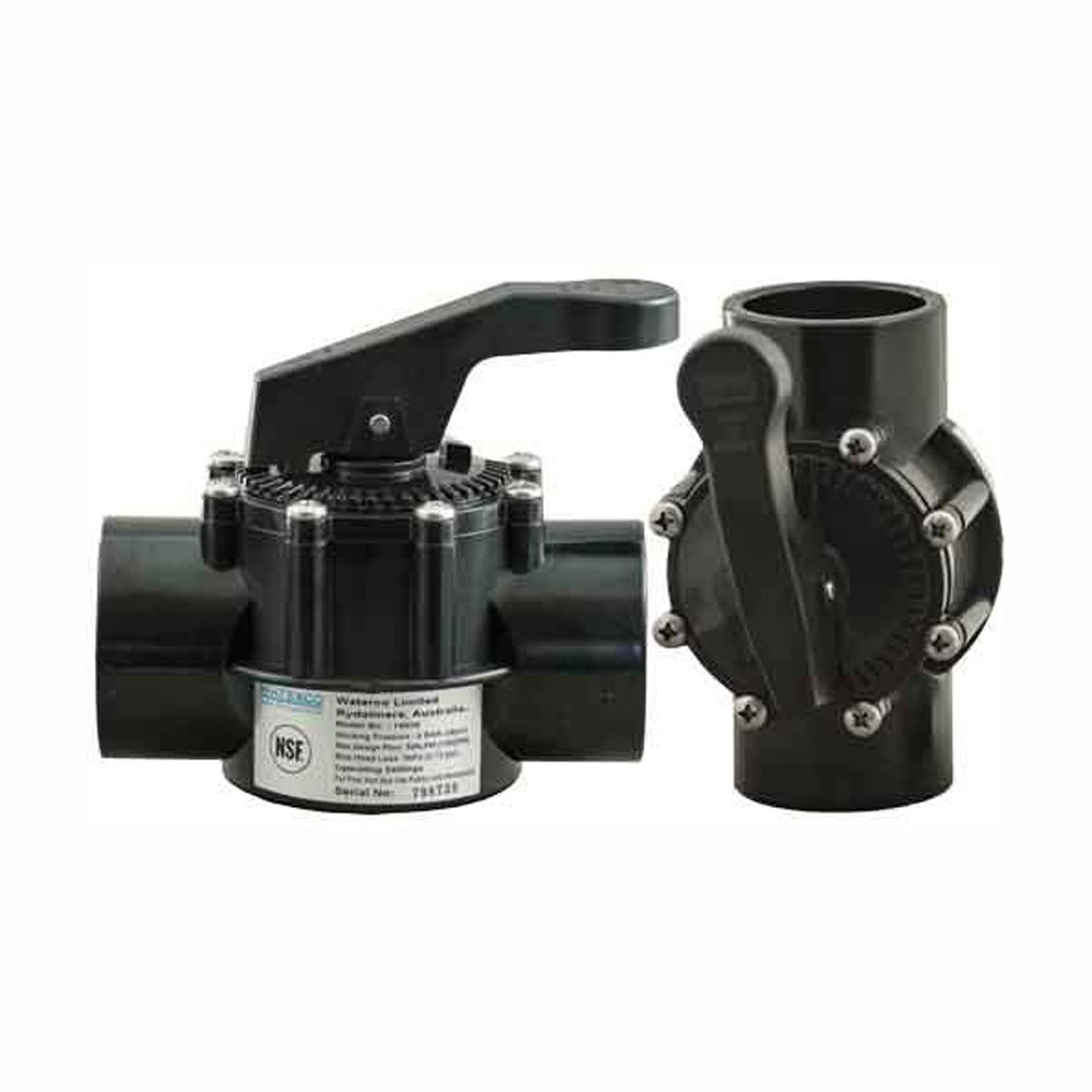 thumbnail image 2 of Genuine Waterco 40mm 2-Way Pool Spa Valve - New PVC Valve For Plumbing 2 of 11