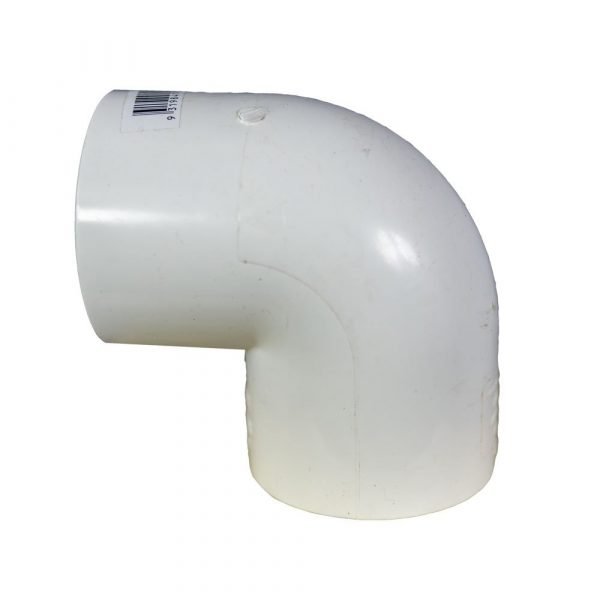 90 Degree 50MM PVC Elbow Pressure Pipe Fitting Just Pools and Spas