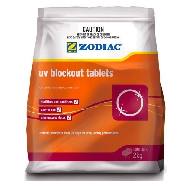Zodiac Chlorine Blockout Tablets 2Kg Just Pools and Spas