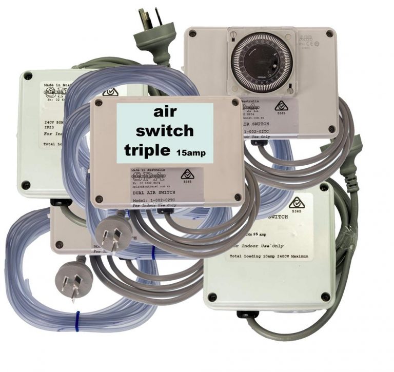 Spa Air Switches Single, Dual, Triple With Or With Out Timers Just
