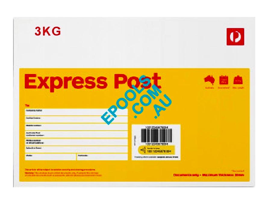 Express Post 3 Kg Additional to Standard Freight Just Pools and Spas