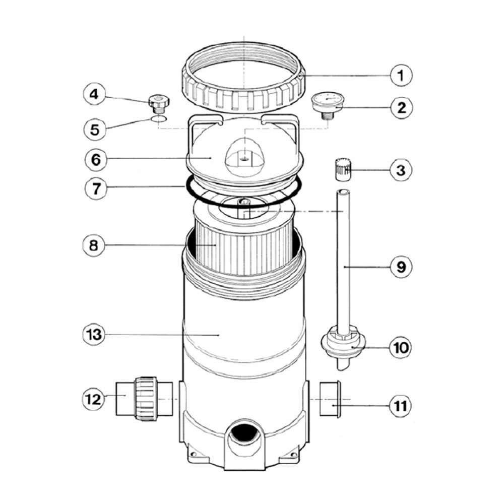 Davey EcoPure CF Cartridge After Market Parts Just Pools and Spas