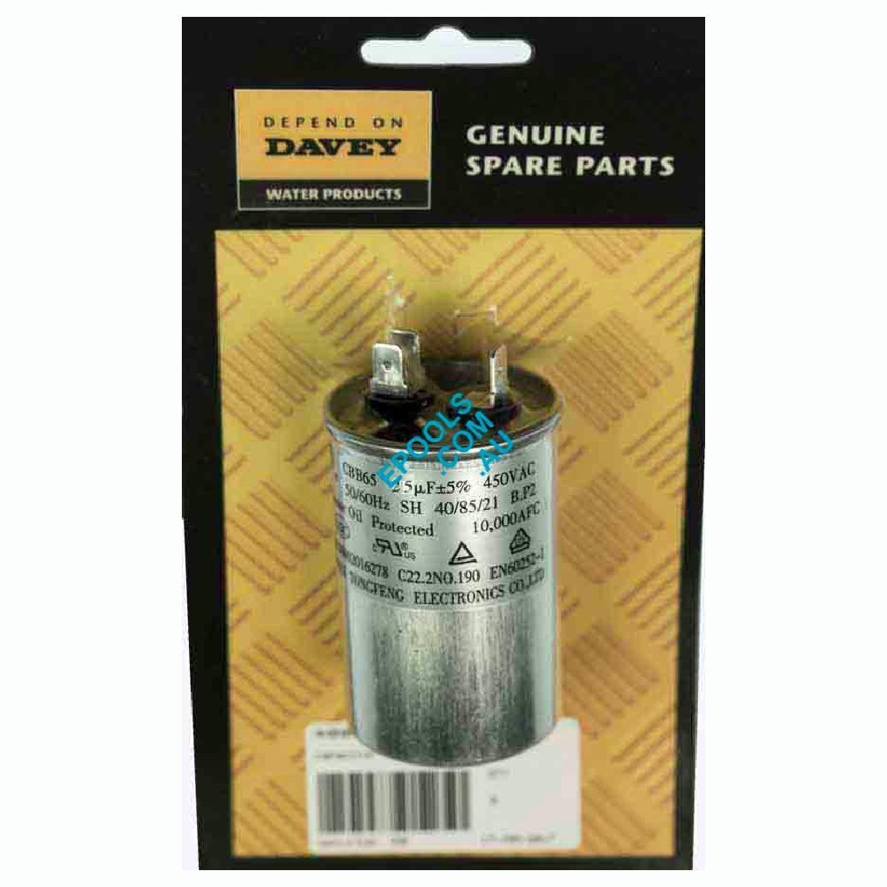 Davey Monarch Typhoon Swimming Pool Pump Capacitor 12mfd Just Pools