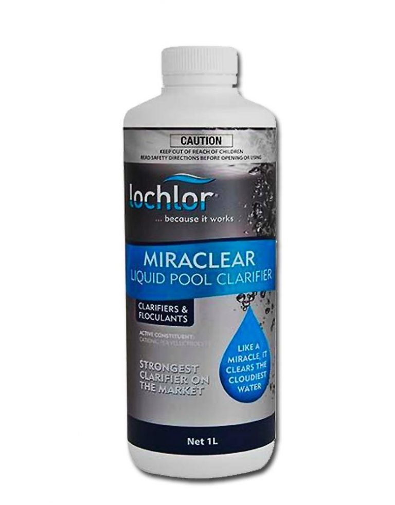 LoChlor Miraclear Liquid Pool Clarifier 1 Litre Just Pools and Spas