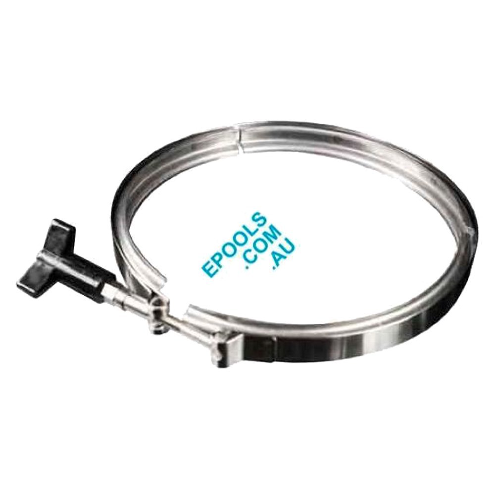 Paramount InFloor Stainless Steel Clamp Band C W Nut Just Pools and Spas