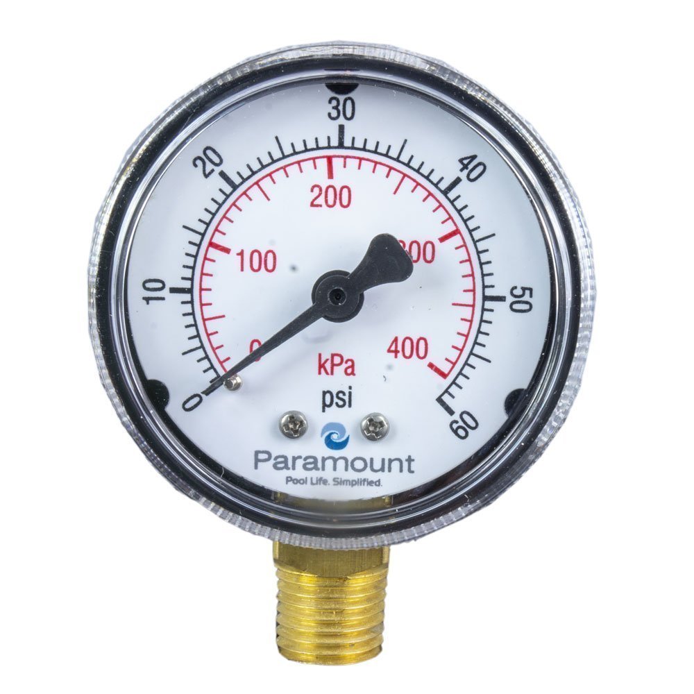 Paramount Hayward Pressure Gauge Infloor Valve Just Pools and Spas