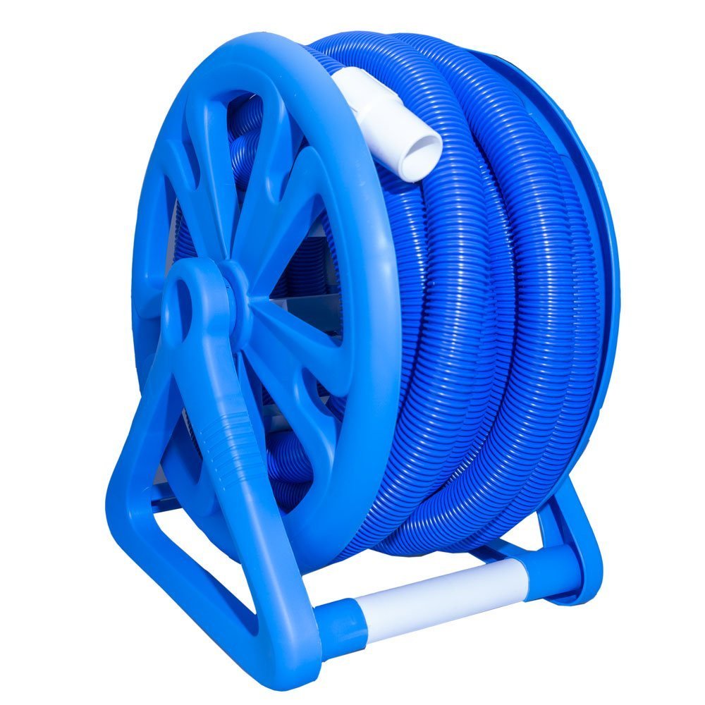 Pool Vacuum Hose 11m x 38mm With Hose Reel Caddy Just Pools and Spas