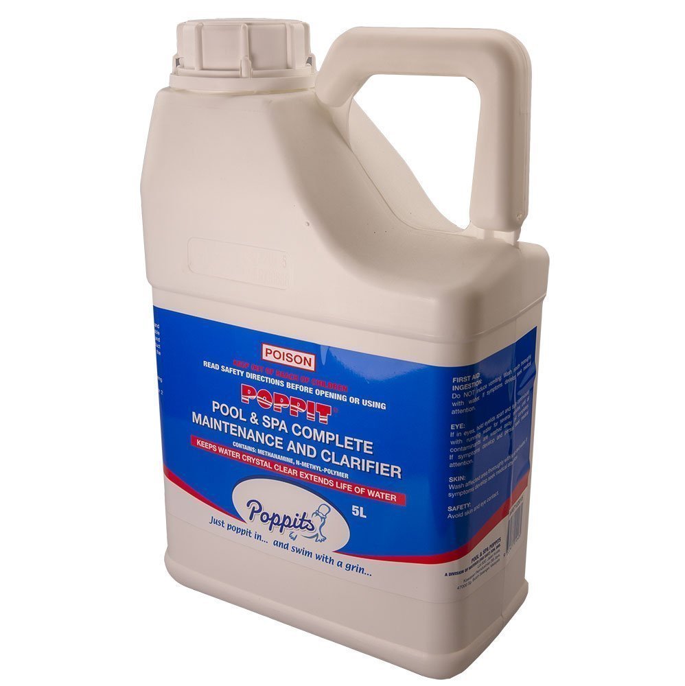 Poppits Pool And Spa Complete Maintenance And Clarifier Just Pools