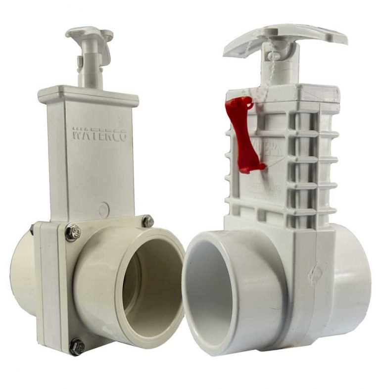PVC Push Pull Slide Valves Socket For PVC Pressure Pipe 40mm 50mm 90mm