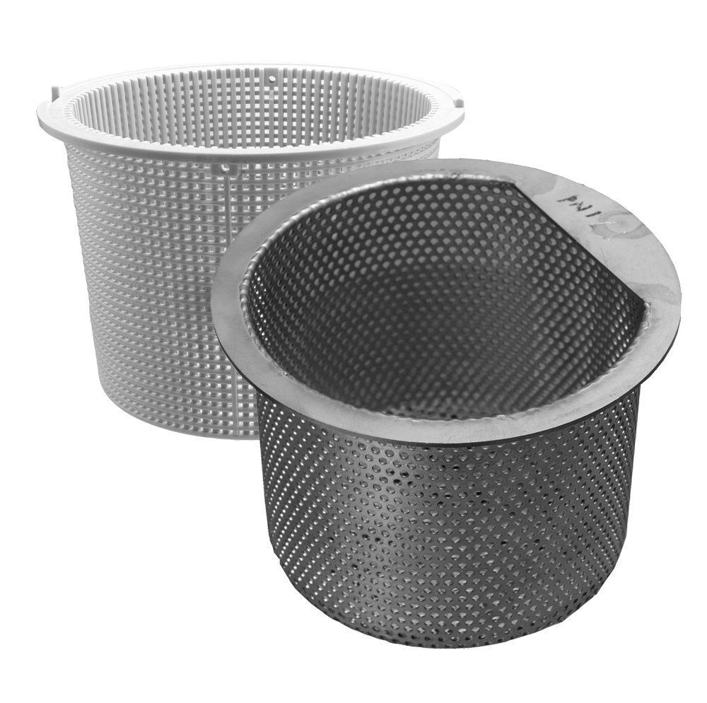 Quiptron Pool Skimmer Box Stainless Steel Leaf Basket Just Pools and Spas