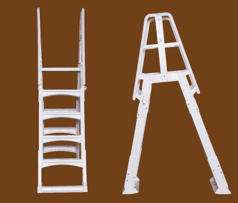 Sterns New Adjustable AFrame Pool Ladder Above Ground Pool Just