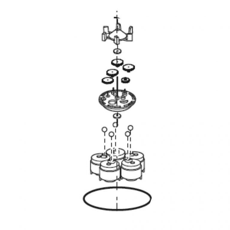 Zodiac Caretaker 5 Port Valve Parts & Kits – Just Pools and Spas
