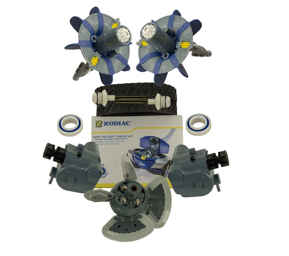 Zodiac AX10 MX8 Pool Cleaner Factory TuneUp Kit cw New Floor Scrubbers