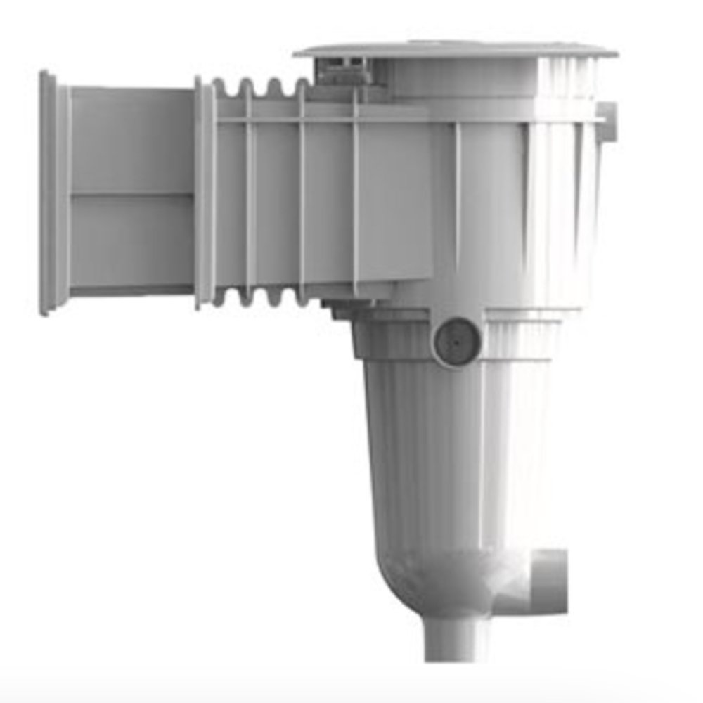 AstralPool FibreGlass Skimmer Box Extended Throat White Just Pools