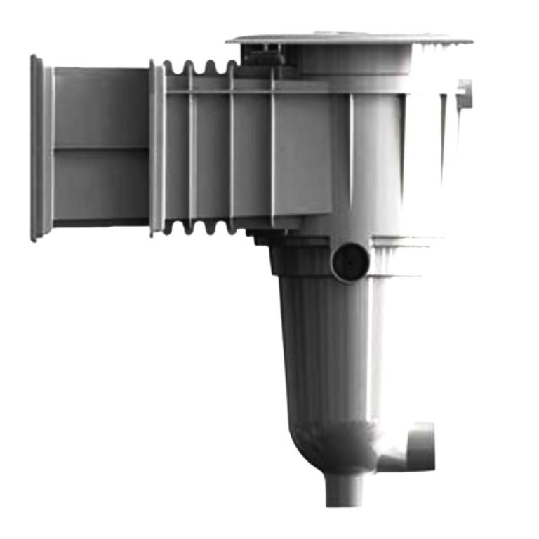 AstralPool FibreGlass Skimmer Box Extended Throat Grey Just Pools and