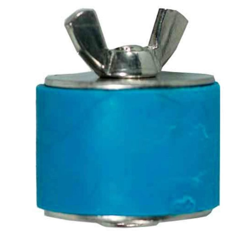 Expanding Rubber 53mm To 55mm Soft Blue Plug Just Pools and Spas