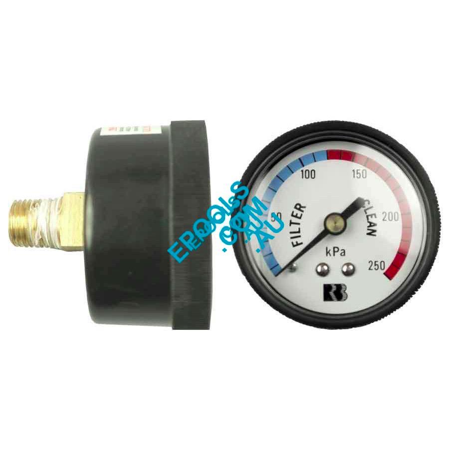Swimming Pool Sand Or Cartridge Filter Pressure Gauge Just Pools & Spas
