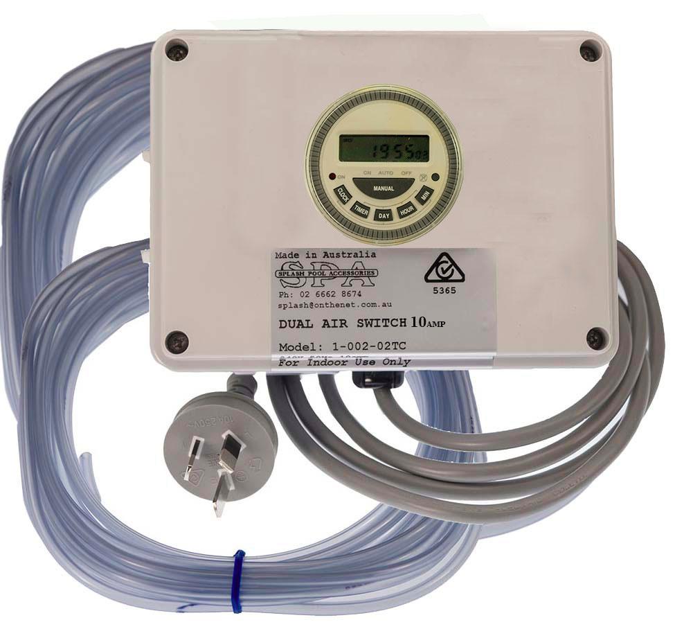 Spa Air Switches Single, Dual, Triple With Or With Out Timers Just