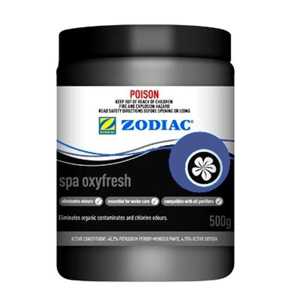 Zodiac Spa Oxyfresh Shock for spas 500g Just Pools and Spas
